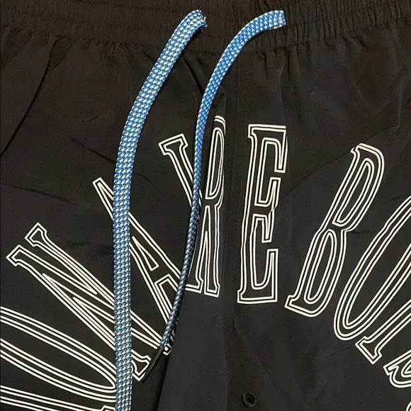 Billionaire Boys Club Black Shorts with White Lettering - Picture 2 of 4